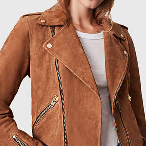 Chaqueta de Cuero para Mujer Más Vendida, Logotipo Personalizado, Precio al por Mayor, Chaquetas de Cuero Transpirables de Invierno a Precio Económico - Product Image 5