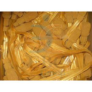 Nudo de espada de oro rojo de Indonesia, Malasia, Camboya, Singapur, para decoración de Espada ceremonial, hecho de cable y flecos - Product Image 6