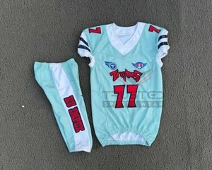 Wholesale 100% <b>Polyester</b> American Football Uniform Customized Team Names Breathable Short High Quality Customized Logo <b>Shirts</b> - Product Image 3