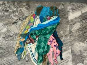 Tribal Durable Écharpe Jupe Soie Longue Écharpe Jupe Taille Unique Taille Élastique Soie Sari Patchwork Mouchoir Ourlet Fée - Product Image 5