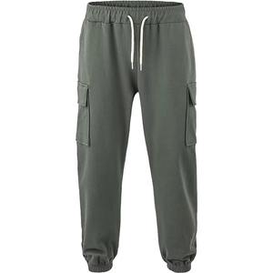 Pantalons de jogging en toile délavée de haute qualité, lavage à l'acide, séchage rapide, respirant, lourd, décontracté et de sport, pantalon pour homme lavé - Product Image 3