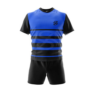 Uniforme de rugby personnalisé, matériau léger et résistant, adapté aux équipes scolaires, universitaires et de club - Product Image 4