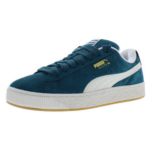 Puma Suede XL Levels Mens <b>Shoes</b> Color: Cold Green/Frosted <b>Ivory</b>/Puma Black 100% Authentic - Product Image 1