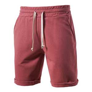 Short de survêtement personnalisé de haute qualité pour hommes 65% coton 35% short de gymnastique en polyester short graphique personnalisé pour hommes 2024 - Product Image 5