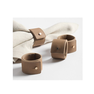 Articles de décoration Anneaux de serviette en cuir Porte-boucles Accessoires Articles cadeaux - Product Image 4