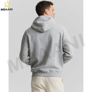 Sudadera con Capucha para Hombre y Mujer, Sudadera Deportiva en Color Gris Claro - Product Image 4