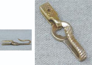 Gancho de latón de cobre vikingo medieval BC - Product Image 4