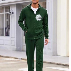 Polaire Vente en gros Tendance Personnalisé Couleur unie Vente en gros Sweat à capuche Baggy Ensemble de pantalons de survêtement Survêtement de sport Survêtement pour hommes - Product Image 4