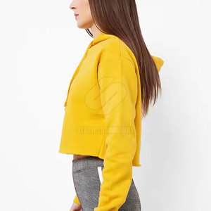 Uso al aire libre Superventas Mujeres Crop Top Sudaderas con capucha Ropa de moda Durable Mujeres Crop Top Sudaderas con capucha - Product Image 2