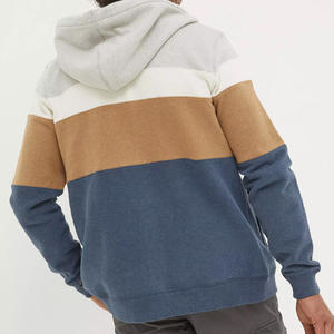 Sudadera con Capucha de Forro Polar Bordada Multicolor Personalizada, Fabricada en Pakistán, Estilo Vintage, Cierre Completo, Talla Grande, para Hombre - Product Image 3