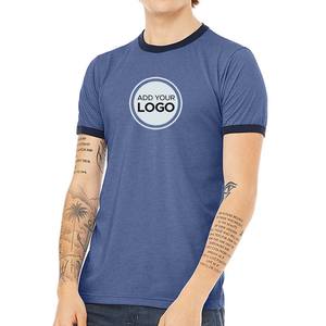 T-shirts Ringer T-shirts pour hommes Ringer Tee Crewneck Athletic T Shirts - Product Image 4