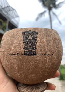 Gobelets en coque de noix de coco à bon prix / Gobelets en noix de coco pour boissons / Gobelets en noix de coco pour cocktails Naturels de haute qualité par Eco2go Vietnam - Product Image 4