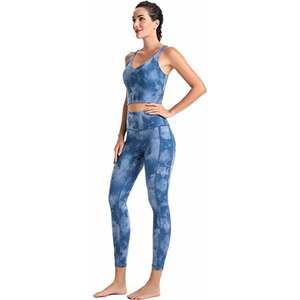 Mallas de cintura alta para mujer, pantalones de Yoga sin costuras, mallas elásticas para entrenamiento, mallas deportivas para gimnasio, ropa deportiva ajustada - Product Image 5