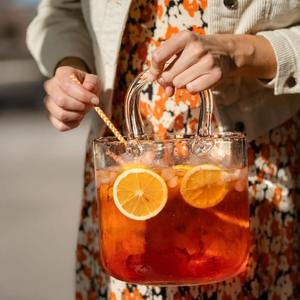 रचनात्मक अद्वितीय ग्लास हैंडबैग वाइन कॉकटेल पार्टी मार्टिनी होम बार के अद्वितीय कॉकटेल चश्मा - Product Image 6