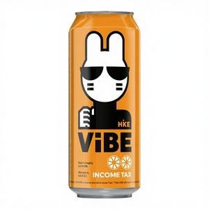 Cerveza Hike Vibe Impuesto de Renta Híbrida Estilo Champagne Lata de 0.5 4.3% ABV - Product Image 1