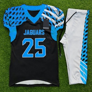 Venta al por mayor Premium Tackle Twill sublimación uniformes de fútbol americano para adultos diseños personalizables trajes de fútbol para Unisex - Product Image 4