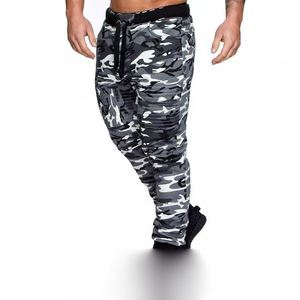 Pantalones Holgados de Camuflaje para Hombre al por Mayor, OEM, Cintura Elástica, Ajustados al Tobillo, con Bolsillos Cruzados, Transpirables, de Poliéster/Algodón, con Logotipo Personalizado - Product Image 4