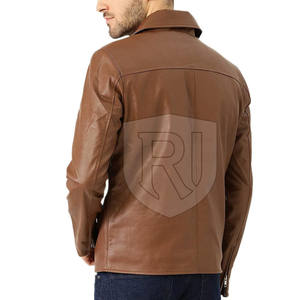 Dernière veste en cuir de vache pour homme, design tendance, écologique, respirante, personnalisable, de haute qualité - Product Image 2