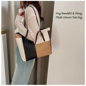 Sac à main TOTE en forme d'oreiller en PVC multicolores à motif de bonbons, beau et élégant, nouvellement importé pour femmes - Product Image 4