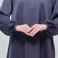 Abaya pour femmes, Dubaï, Turquie, islamique, modeste, 100% soie, mousseline de soie, manches courtes, vintage, coupe droite, boutonnée, naturelle, écologique, personnalisée