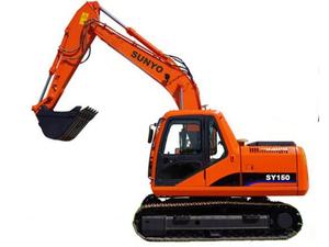 Excavatrice SY150 avec moteur Perkins, boîte de vitesses à couple élevé et capacité de charge de 5000 kg pour usage agricole - Product Image 3