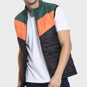 Chaleco de invierno acolchado de nailon y poliéster más vendido para hombre, chaleco de invierno acolchado personalizado para hombre - Product Image 1