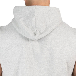 Sweat-shirts sans manches à fermeture éclair en molleton 100% coton de haute qualité pour hommes, impression numérique personnalisée du logo, pour la salle de sport, la musculation - Product Image 6