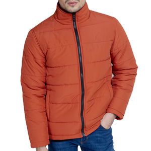 Vente en gros à prix réduit de la nouvelle veste d'hiver rembourré vêtements décontractés pour hommes veste chaude à couverture complète tissu polyester tissé Service OEM - Product Image 1