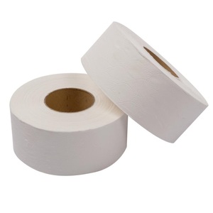 Soft Touch Professional 2 Ply Virgin White Bathroom Hotel Jumbo <b>Roll</b> <b>Toilet</b> Paper - Product Image 1