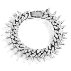 Vintage Design Diamond 925 Sterling <b>Silver</b> 18K Solid Gold Plated GIA Certified Bezel Set Blue Kyanite Oval Elegant Bangle Women - Product Image 2