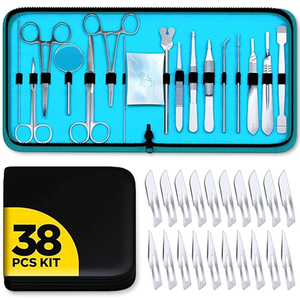 Kit de Disección de 38 Piezas Avanzado para Laboratorio de Biología y Anatomía con Mango de Bisturí Cuchillas para Estudiantes de Medicina y Veterinaria - Product Image 3