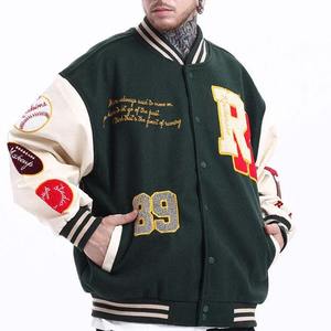 Ropa de calle de alta calidad, chaquetas para hombre, ropa personalizada con letras, chaqueta universitaria de béisbol de invierno de talla grande para hombre - Product Image 3