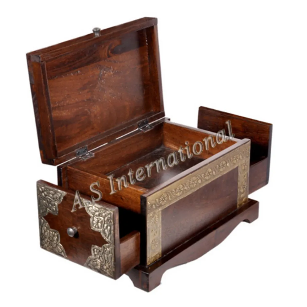 Деревянная таинственная коробка-головоломка в современном стиле под заказ для органайзера ваших украшений и аксессуаров для подарочной упаковки