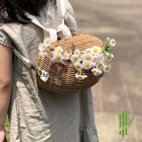 VGREENART Paniers de rangement en jonc de mer faits à la main et écologiques Sacs à la mode pour femmes Conception active Organiser les aliments