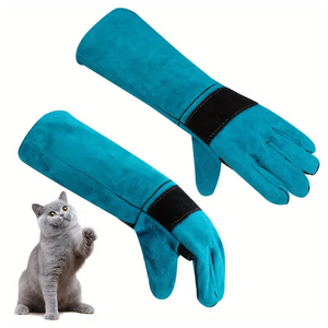 ถุงมือหนังวัวคุณภาพดี สีอ่อน ขายดี ขนาด 23.6 นิ้ว ยาว 60 ซม. ดีไซน์สัตว์ยอดนิยม - Product Image 1