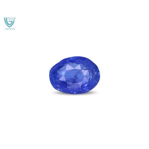 Zafiro Azul de 2.99 Quilates, Gema Natural Facetada en Forma de Estrella, Diámetro del Orificio de 1 mm, Altura de 6 mm, Tamaño de 10 mm, Tratado Térmicamente - Product Image 1