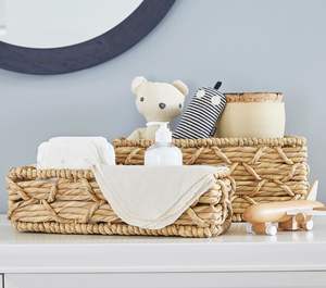 Charme rustique: Collection de jacinthes d'eau du Vietnam paniers de rangement faits à la main pour la décoration de la maison et de la cuisine - Product Image 5