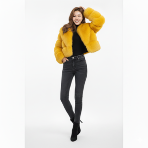 Men Thick Winter Wool <b>Viscose</b> Shell Mandarin Collar Cropped Solid Color Soft Warm Windproof Customizable Outerwear Wholesale - Product Image 3