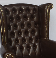 Muebles clásicos President Wing Office Chair 008-Muebles de caoba Indonesia