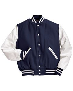 Blouson universitaire d'hiver personnalisé 2026 pour homme, imperméable, respirant, écologique, manches en nylon/coton, décontracté, style lycée - Product Image 2