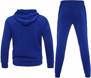 2025 hiver réglable cordon pleine fermeture éclair polaire 100% coton survêtement à capuche survêtement unisexe décontracté survêtement vêtements de sport de plein air - Product Image 5