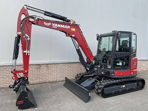 Excavadora Compacta Yanmar SV60-B de 6 Toneladas, Miniexcavadora Hidráulica de Giro Cero para Construcción, Paisajismo y Trabajos de Servicios Públicos, Motor Laidong - Product Image 2