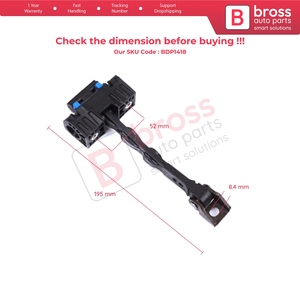 ชุดสายรัดจำกัดการเปิดประตู BDP1418 สำหรับ Scirocco MK3 137 138 ปี 2008-2017 รุ่น 1K8837249A - Product Image 5