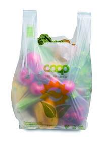 Bolsa de refuerzo lateral de supermercado directo al por mayor de alta calidad, chaleco de polietileno transparente PE LDPE, bolsa con asa para camiseta para embalaje - Product Image 6