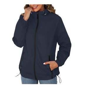 Ropa de mujer con logotipo personalizado, cortavientos de invierno, chaquetas duraderas ligeras a prueba de viento de alta calidad para mujer - Product Image 5