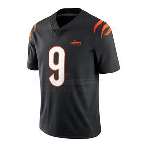 Camiseta de fútbol americano de manga corta para hombre de nuevo estilo directo de fábrica, ropa deportiva de talla grande - Product Image 1