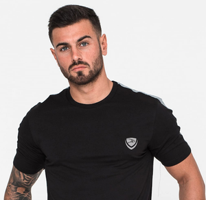 Chemise à manches courtes personnalisée imprimée à la mode pour hommes T-shirt uni T-shirt en coton sérigraphié - Product Image 5