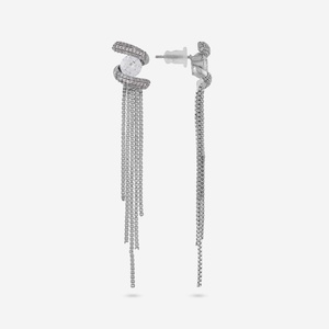 Floral Tassel Drop Earrings for Party Made of Zinc Alloy 192680 - Product Image 6