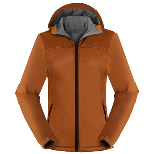 Veste Softshell en Toile pour Homme avec Fermeture Éclair Respirante Imperméable Chaud Confortable Manteau de Randonnée en Plein Air - Product Image 1
