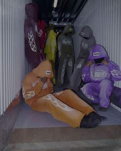 Survêtement de détresse adulte à manches longues quantité minimale de commande bas 100% coton fermeture à la taille élastique longueur au genou-fabriqué au Pakistan - Product Image 2